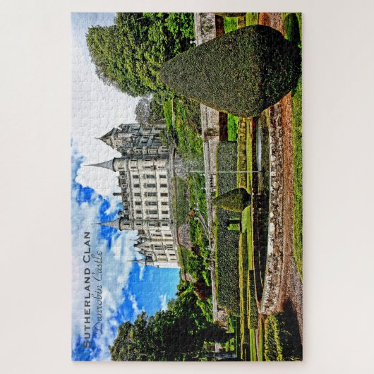 Reisen Schottland Dunrobin Castle, Sutherland Clan Puzzle (Vertikal)