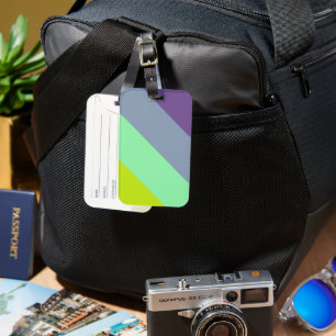 Reisen Sie clever mit unserem Mixed Color Strip Ei Gepäckanhänger