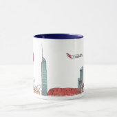 Reisen Sie die Welt - Australien Tasse (Zentrum)