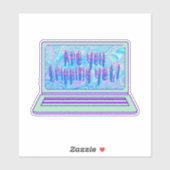 Reisen Sie doch nach Holografie Aufkleber (Blatt)