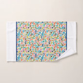 Reisen Sie durch das Set der Weltbadewanne (Handtuch)