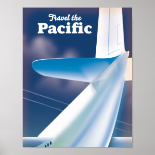 Reisen Sie durch den Pazifik Poster