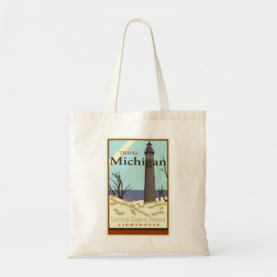 Reisen Sie durch Michigan Tragetasche