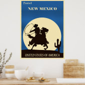 Reisen Sie durch New Mexico Poster (Küche)