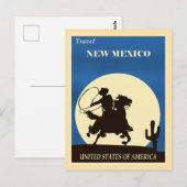 Reisen Sie durch New Mexico Postkarte (Vorne/Hinten)