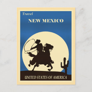 Reisen Sie durch New Mexico Postkarte