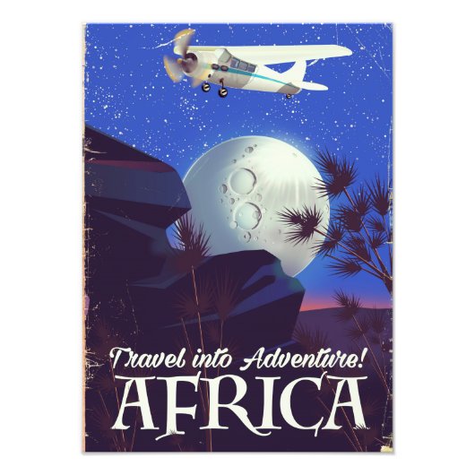 Reisen Sie ins Abenteuer! Afrika Fotodruck (Vorne)