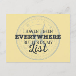 Reisen Sie mehr Kompass-Briefmarke motivierend Zit Postkarte