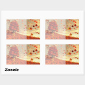 Reisen Sie mit den Geschenkartikeln vom Oktober Rechteckiger Aufkleber (Blatt)