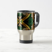 Reisen Sie mit jamaikanischem Farbdesign Reisebecher (VorderseiteRechts)