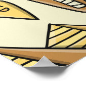 Reisen Sie nach Ägypten. Nahtloses Muster Poster (Ecke)