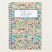 Reisen Sie nach den internationalen Gepflogenheite Planer (Vorderseite)