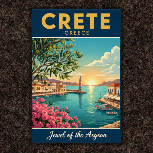 Reisen Sie nach Griechenland: Eine Vintage-Plakats Poster