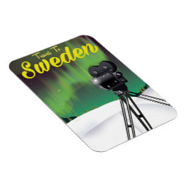 Reisen Sie nach Schweden Northern Lights Kamera Po Magnet