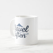 Reisen Sie oft Kaffeetasse (Vorderseite Links)