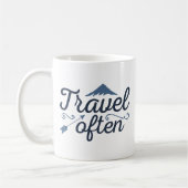 Reisen Sie oft Kaffeetasse (Links)