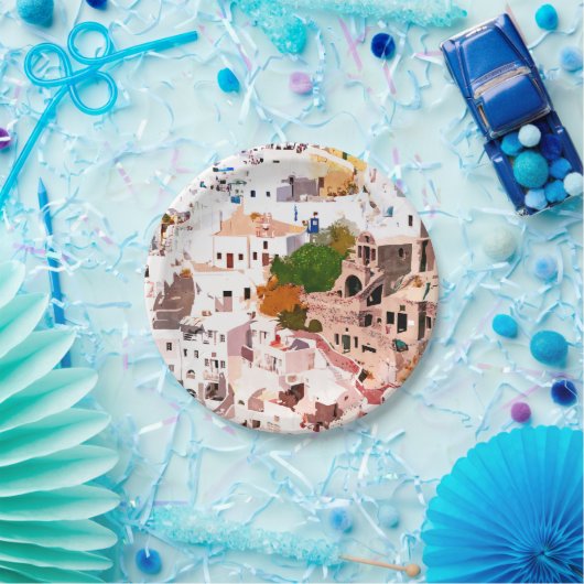 Reisen Sie weit genug, Sie treffen sich selbst Pappteller (Party)