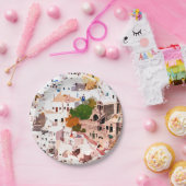 Reisen Sie weit genug, Sie treffen sich selbst Pappteller (Party)