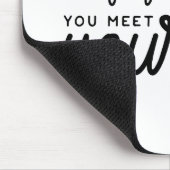 Reisen Sie weit genug, um sich selbst zu treffen Mousepad (Ecke)