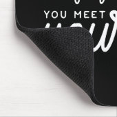 Reisen Sie weit genug, um sich selbst zu treffen Mousepad (Ecke)