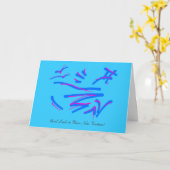 Reisen sind Flüsse, Viel Glück in New Venture Karte (Gelbe Blume)