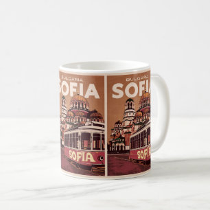 Reisen Sofia, Bulgarien Vintage Geschenke und Ande Kaffeetasse