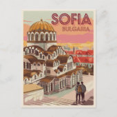 Reisen Sofia, Bulgarien Vintage Geschenke und Ande Postkarte (Vorderseite)