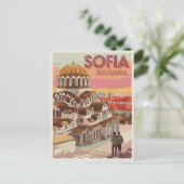 Reisen Sofia, Bulgarien Vintage Geschenke und Ande Postkarte (Stehend Vorderseite)