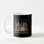 Reisen Spanien Barcelona Urlaub Geschenkidee Kaffeetasse (Links)