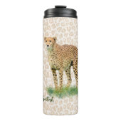 Reisen Thermal Tumbler mit Gepard Image Thermosbecher (Vorderseite)