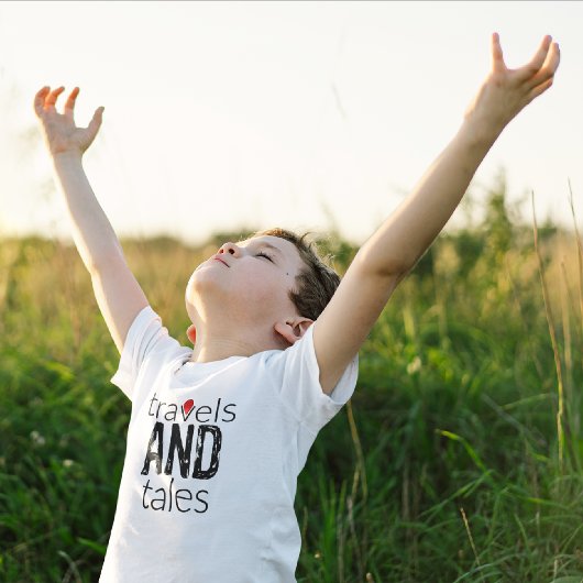 Reisen und das Shirt von Merch Kid