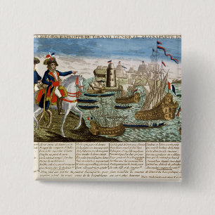 Reisen und Heldentaten von General Bonaparte 1798 Button