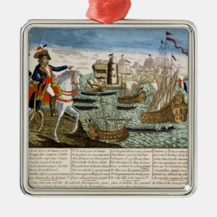 Reisen und Heldentaten von General Bonaparte 1798 Silbernes Ornament