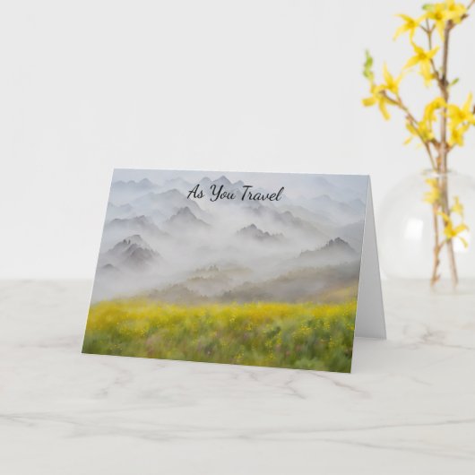 Reisen Urlaub Landschaft Kunst, Dichtung und Musik Karte (Gelbe Blume)