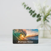 Reisen / Urlaub Visitenkarte (Stehend Vorderseite)