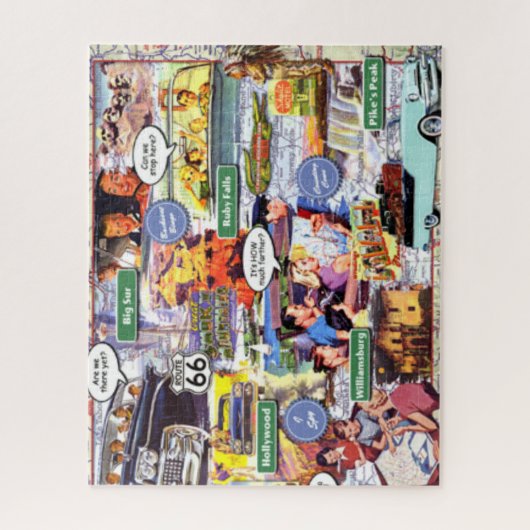 Reisen USA Puzzle (Vertikal)