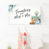 Reisen von Fräulein zu Frau Brautpartyfahne Banner (Insitu)