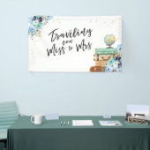 Reisen von Fräulein zu Frau Brautpartyfahne Banner (Messeveranstaltung)