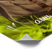 Reisen von Kätzchen und Welpen in einer Tasche Poster (Ecke)