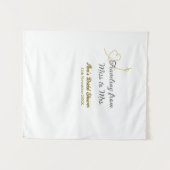 Reisen von Miss zu Brautparty Name hinzufügen Wandteppich (Vorderseite (Horizontal))