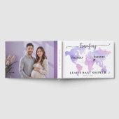 Reisen von Partnern zu Eltern rosa Karte Gästebuch (Voll)