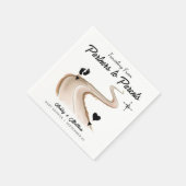 Reisen von Partnern zur Kinderdusche Serviette (Ecke)