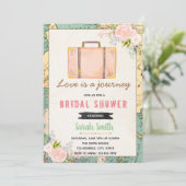 Reisen von Verlust zu Frau invitation Einladung (Stehend Vorderseite)