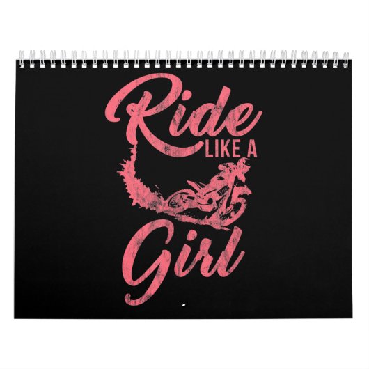Reisen wie ein Girl Motorrad-Funny-Geschenk Kalender (Titelbild)