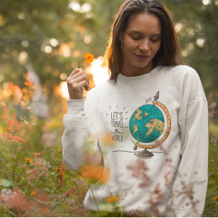 Reisen wir das weltweite grafische Abenteuer Sweatshirt
