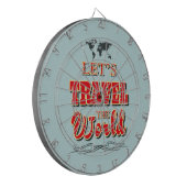 Reisen wir die Welt Dartscheibe (Vorderseite Links)