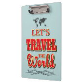 Reisen wir die Welt Klemmbrett (Links)