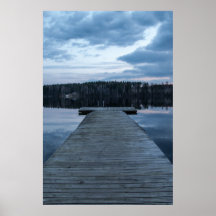 Reisen Wood Pier, Blue Lake und Forest
