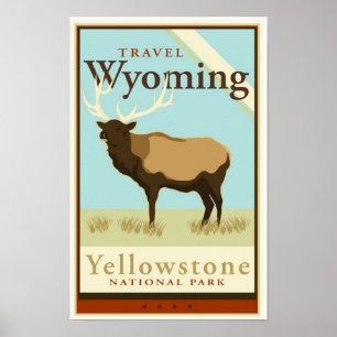 Reisen Wyoming Poster