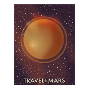 Reisen zu Mars Poster